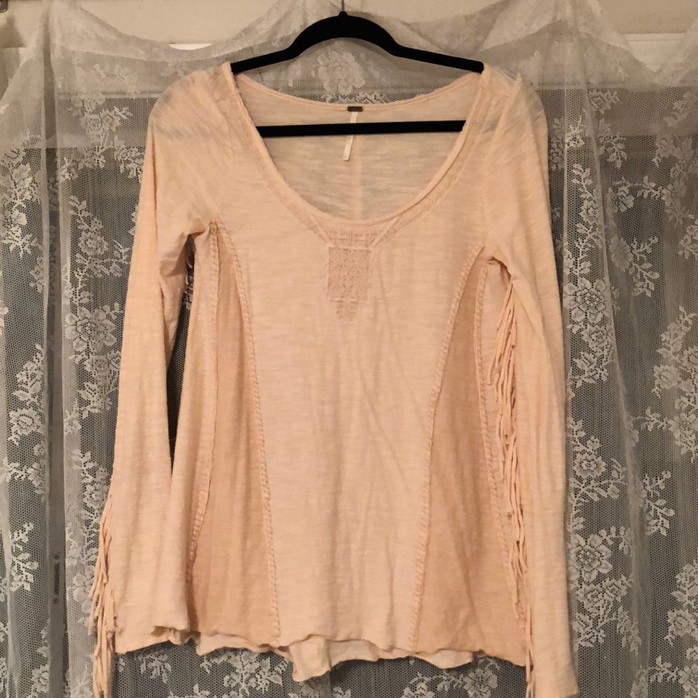 Free People fringed tunic